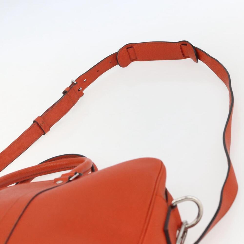 LOUIS VUITTON Taiga Porte Documents Voyage Bag Orange M30637 LV Auth 156354 - Picture 15 of 16